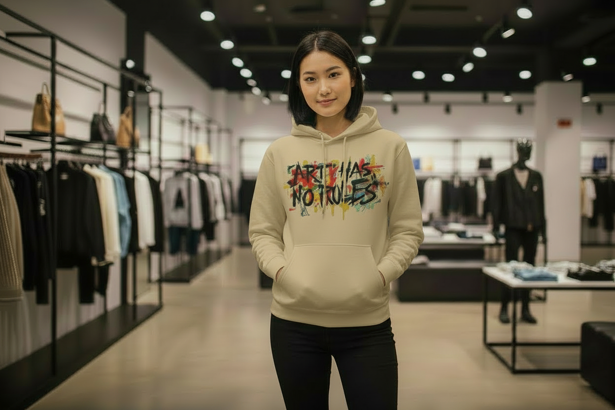 ART HAS NO RULES 2 HOODIE