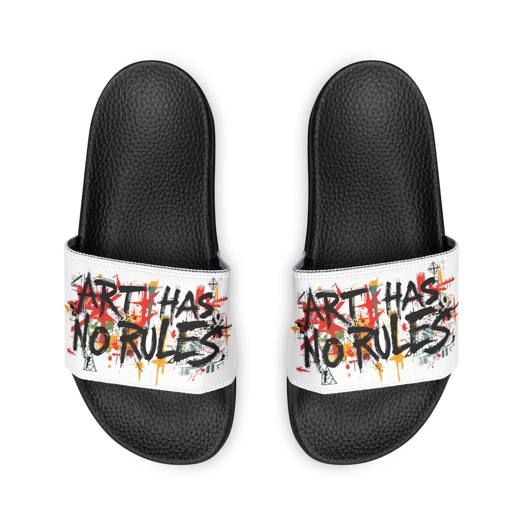 Men's Removable-Strap Sandals — Graffiti Logo Slide Sandals