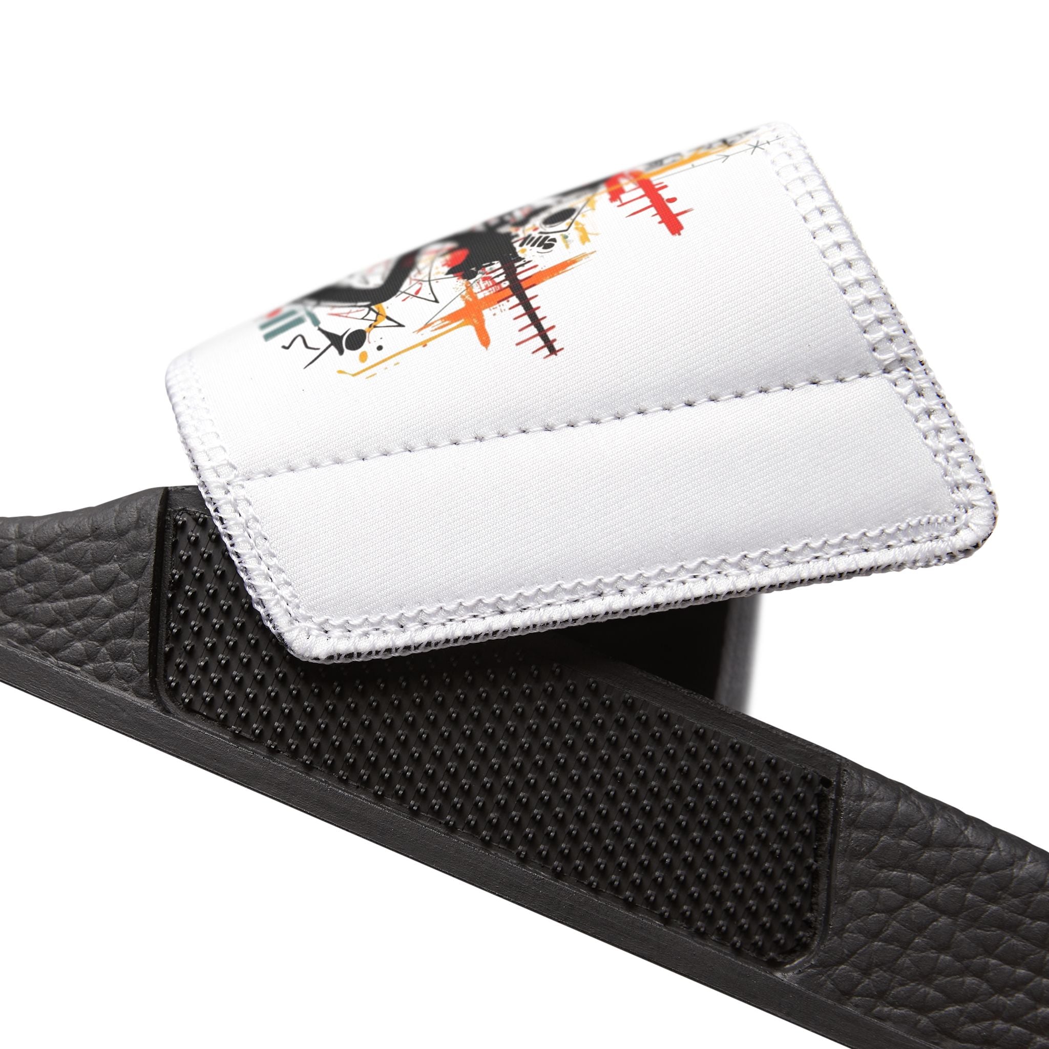 Men's Removable-Strap Sandals — Graffiti Logo Slide Sandals