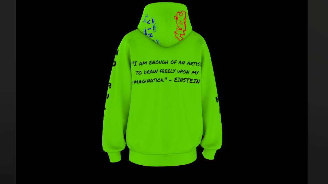 ART HAS NO RULES HOODIE