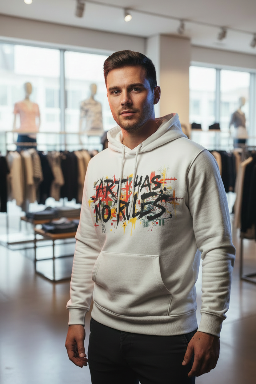 ART HAS NO RULES 2 HOODIE